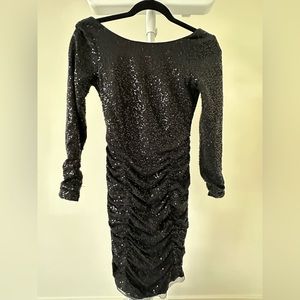 AIDAN MOTTOX SEQUIN DRESS XS